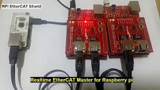 Raspberry Pi  Xenomai  Realtime EtherCAT Master  XMC4800 Slaves  httpwwwsimplerobotnet [upl. by Vi]