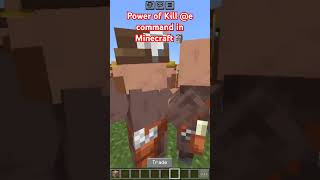 Power of Kill e command in Minecraft [upl. by Bogosian165]