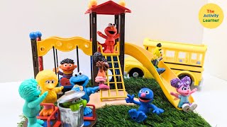 Sesame Street Prepositions At The Playground  Educational Videos for Toddlers [upl. by Senzer805]