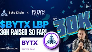 BYTECHAIN  Over 30k raised in the BYTX LBP🚀  AscendEX is to announce the listing of the BYTX [upl. by Nivlac]