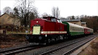 150 Jahre Borsdorf  Coswig V180 und V100 in Roßwein [upl. by Thgiwed]