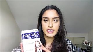 Wellwoman Hairfollic Vitamins Review  Just Jeevz [upl. by Ettedualc425]