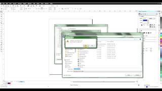 Save Workspace in Corel Draw ImportExport [upl. by Legnaros]