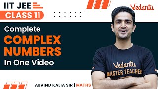 Complete Complex Numbers Class 11  One Shot  JEE 2024  IIT JEE  Arvind Kalia Sir [upl. by Katya]