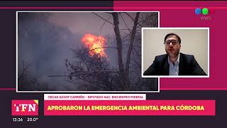 Diputados aprobó por unanimidad la ley de emergencia ambiental para Córdoba [upl. by Eadrahs]