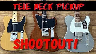 Fender Telecaster Neck Pickup Comparison and Shootout  Single Coil vs P90 vs Humbucker Tele Pickups [upl. by Galvin]