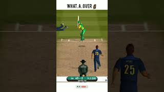 WHAT A OVER🗿 REAL CRICKET 20  LORD DYNAMITE viral shorts savsind rc20 t20i icc cricket [upl. by Eelydnarb844]