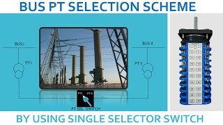 PT Selection schemePT selection scheme by using selector switch PT selection wiring by Sel Switch [upl. by Latricia]