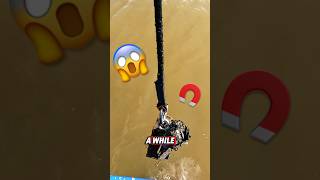 Magnet Fishing Insane Treasure Uncovered magnetfishing fyp shorts [upl. by Zilber]