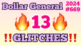 2024669💥Dollar General Couponing‼️13 GLITCHES‼️Must Watch👀👀 [upl. by Iren]