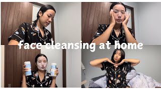 Face CLEANSINGFACIAL at home  Face clean Up Beauty  Nepali In Japan 🇯🇵  Soni Thulung [upl. by Ingeborg]