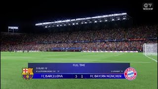 Barcelona vs Bayern UEFA Champions League 2024 Gameplay  FC24 [upl. by Namilus]