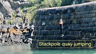 stackpole quay jumping [upl. by Adam]