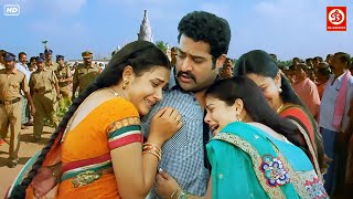 Jr NTR amp Sameera Reddy  South Superhit Full Hindi Dubbed Movie  Sameera Telugu Love Story  Ashok [upl. by Nnaeirual80]