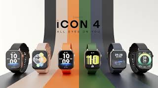 3D Motion Video of Noises ColorFit Icon 4 watch [upl. by Ateloiv]