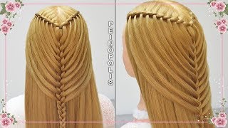 SEMIRECOGIDOS con TRENZAS para CABELLO LARGO  PEINADOS FACILES Y RAPIDOS [upl. by Drofdeb]