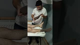 FRONT LEG RELAXING MASSAGE THERAPY WITH LEGENDARY TECHNIQUES relaxing asmr shorts massage [upl. by Hrutkay344]