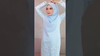 Tutorial hijab terbaru cantik dan simple tapi kekinian hijabstyle [upl. by Llenwad352]