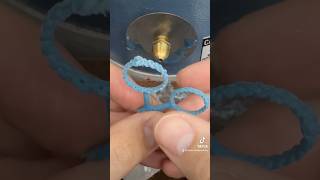 Turning braided thread rings into white gold wedding bands jewellerymaking [upl. by Galanti]