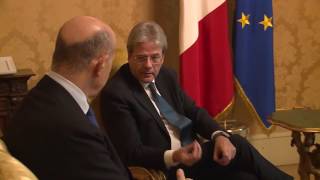 Roma  Gentiloni incontra i direttori del Dis Aise Aisi 201216 [upl. by Avivah]