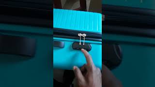 Safari trolley bag lock unlock [upl. by Art]