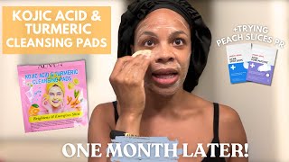 Kojic Acid and Turmeric Cleansing Pads for Scars Are They Worth the Tiktok Viral Hype Amazon Find [upl. by Peltier]