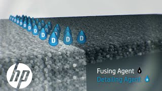 How Fusing and Detailing Agents Work  Jet Fusion 3D Printing  HP [upl. by Salkin82]