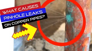 Copper Pinhole leak How to Fix  How to solder copper pipe for beginners [upl. by Ziegler]