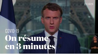 Macron  les 7 annonces à retenir du discours du président de la République [upl. by Asirram290]