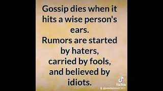 gossip hate truth lies church fool wisdom quotes tattletales falsehood bible [upl. by Latoye281]