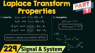 Properties of Laplace Transform Part 1 [upl. by Nolava]