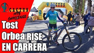 Test a fondo de la Orbea Rise en carrera Cactus MTB Challenge  Navaluenga 2022 [upl. by Rashidi]