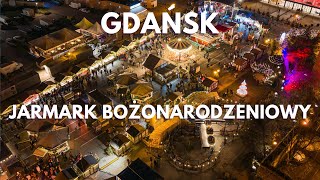 Jarmark Bożonarodzeniowy w Gdańsku magiczny lot dronem  2024  Dji Air3s [upl. by Kalin]