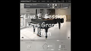 Improvising on Session Keys  Grand Y Yamaha CF3S [upl. by Rasla]