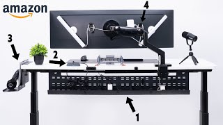 I Bought 10 Amazon Cable Management Items To Organize My Desk [upl. by Ylrebme870]