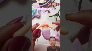 Putri Duyung Dari Clay ⁉️ diy airclay clay clayclay doll clayworks [upl. by Nyrahs]