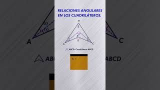 Propiedades en un Cuadrilátero cóncavo 👅👍​ geometria cuadrilateros matemáticas [upl. by Etnoj]