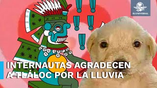 ¡Gracias Tláloc Lluvia sorprende a la CDMX estos son los mejores memes [upl. by Isadore]