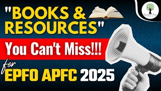 quotBooks amp Resourcesquot You Cant Miss for UPSC EPFO APFC 2025  Success Tree [upl. by Gottuard959]