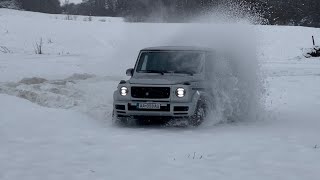 Mercedes GClass 400 D Offroad test [upl. by Goebel853]