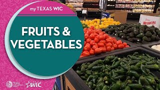 Shopping with Texas WIC Fruits and Vegetables  TexasWICorg [upl. by Ahsinek]