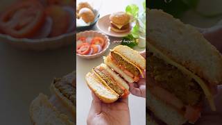 eggless burger buns in 120 min 🍔 [upl. by Ynahpets]