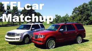 2015 Lincoln Navigator vs 2014 Navigator Matchup First Drive Review Old vs New [upl. by Arrekahs]