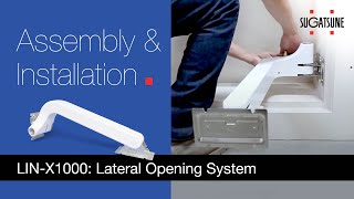 Sugatsune America  LINX1000 LATERAL OPENING SYSTEM INSTALLATION 2018 [upl. by Enyedy141]