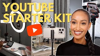 Youtube Starter Kit for Beginners  Software Lights Cameras [upl. by Debbra]