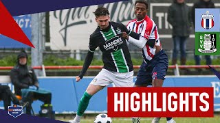 Highlights Excelsior Maassluis  SVV Scheveningen 22 [upl. by Clementius]