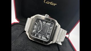 Cartier Santos De Cartier 398 mm WSSA0037 [upl. by Poore]