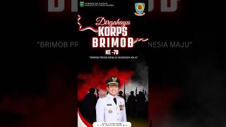 Pemerintah Kabupaten Tanah Bumbu mengucapkan Dirgahayu Korps Brimob ke79 [upl. by Uriel]