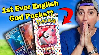 English Pokemon 151 GOD PACK Found Just Confirmed [upl. by Bucky702]