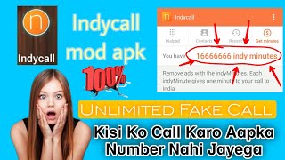 Indycall MOD APK Unlimited Fake Call Any Number Hack 2024 [upl. by Ttezzil]